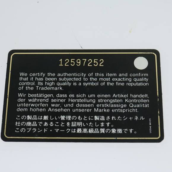 CHANEL Paris Biarritz MM Tote Bag Coated Canvas Black CC Auth bs13031 - Picture 12 of 16